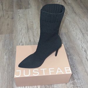 Black booties new with tags